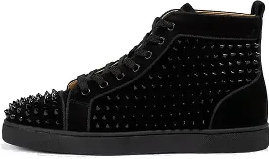 Christian Louboutin Orlato Suede Sneakers Spike