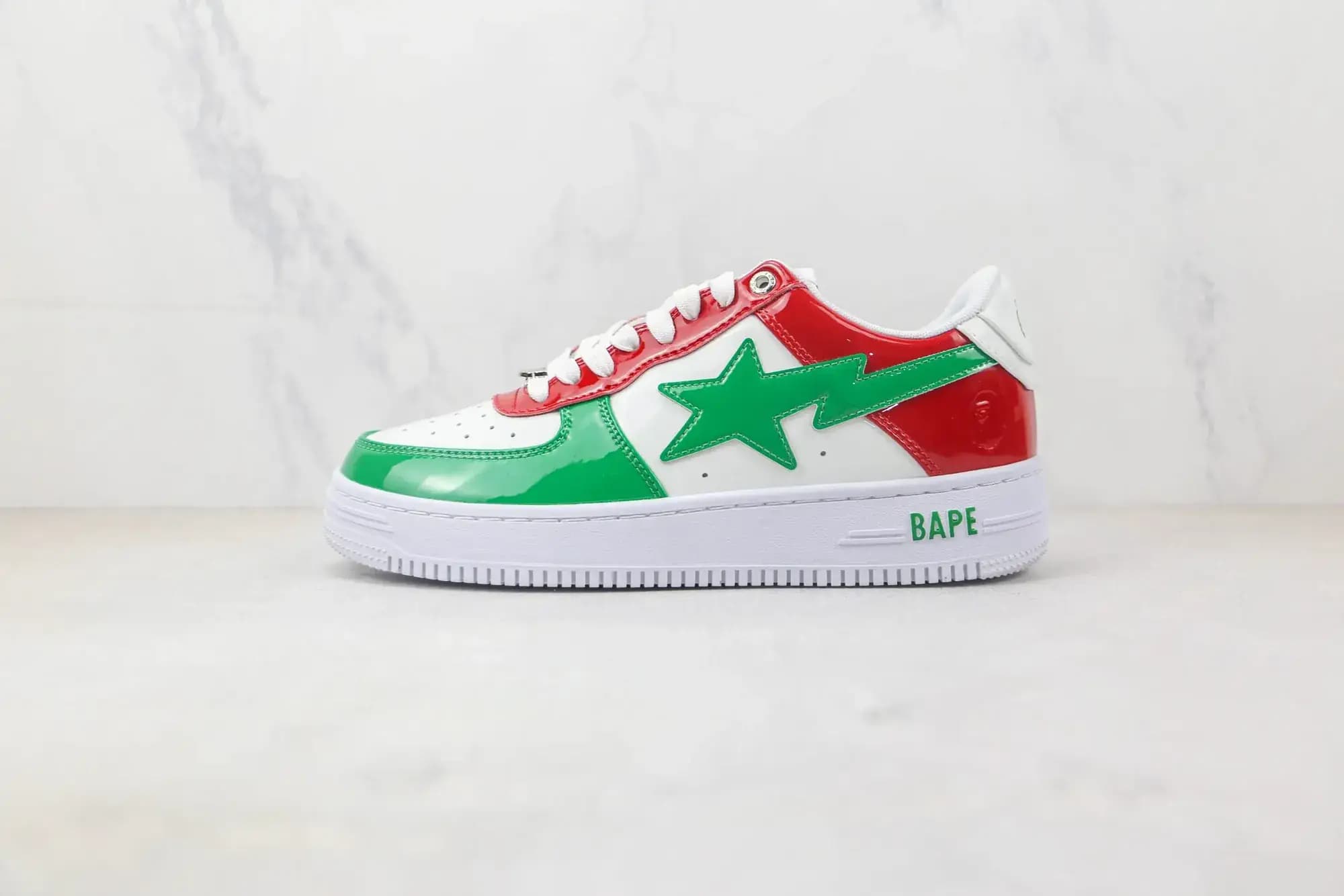 Nike Air Force Bape — White Green Red