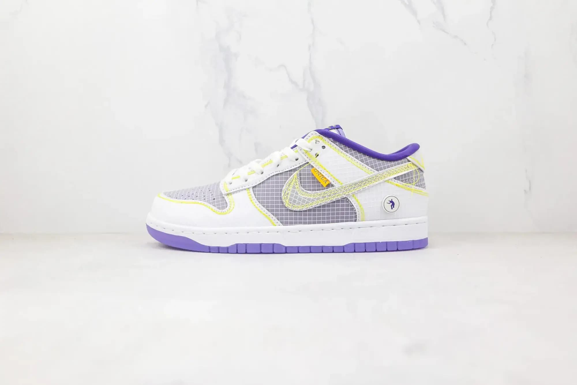 Nike SB Dunk Low Union — purple gold Lakers