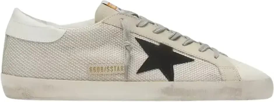 Golden Goose Super-Star Leather — Black Star