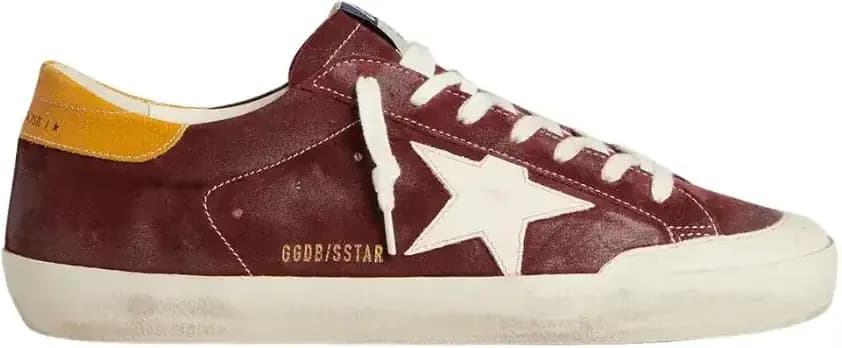 Golden Goose Super-Star Brick-Red Suede