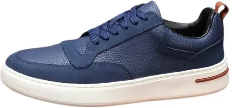 Loro Piana Summer Charms Sneakers — Royal Navy Blue