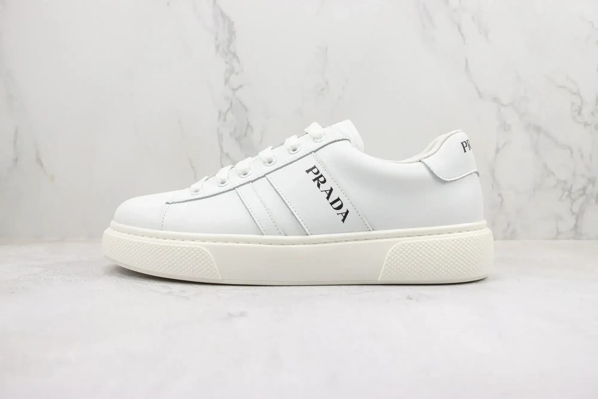Prada A-16 Sneakers — White