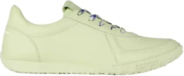 Givenchy Glide Sneakers In Leather Pale — Green