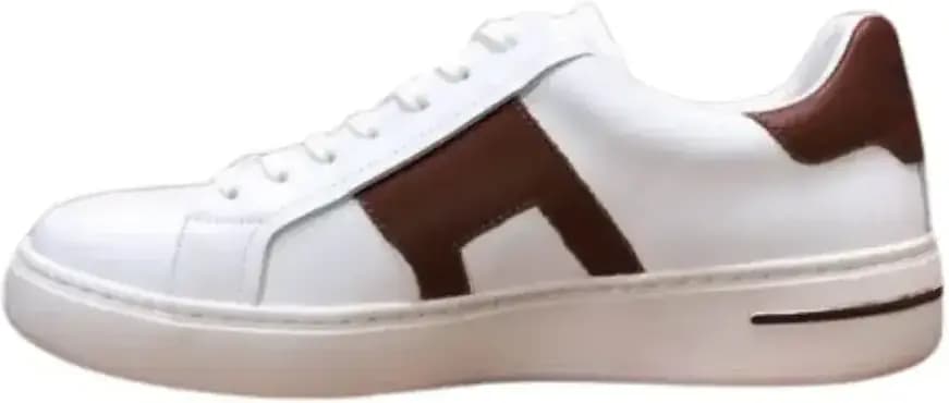 Loro Piana Sneakers Leather — White And Brown