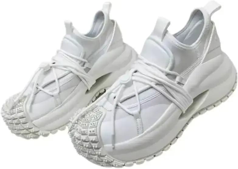 Armani Emporio Nylon Sneaker Scuba — White