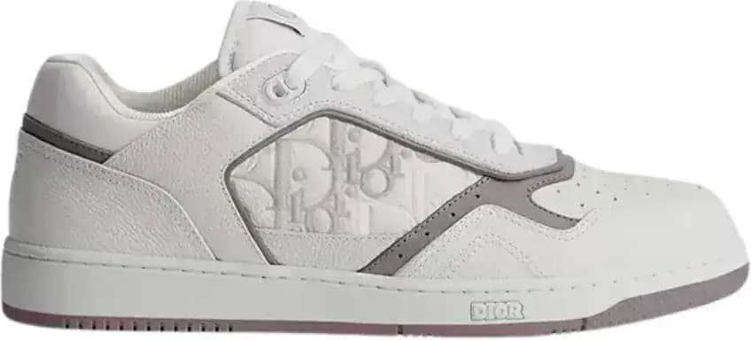 Dior B27 Uptown Low-Top Sneaker — White Gray
