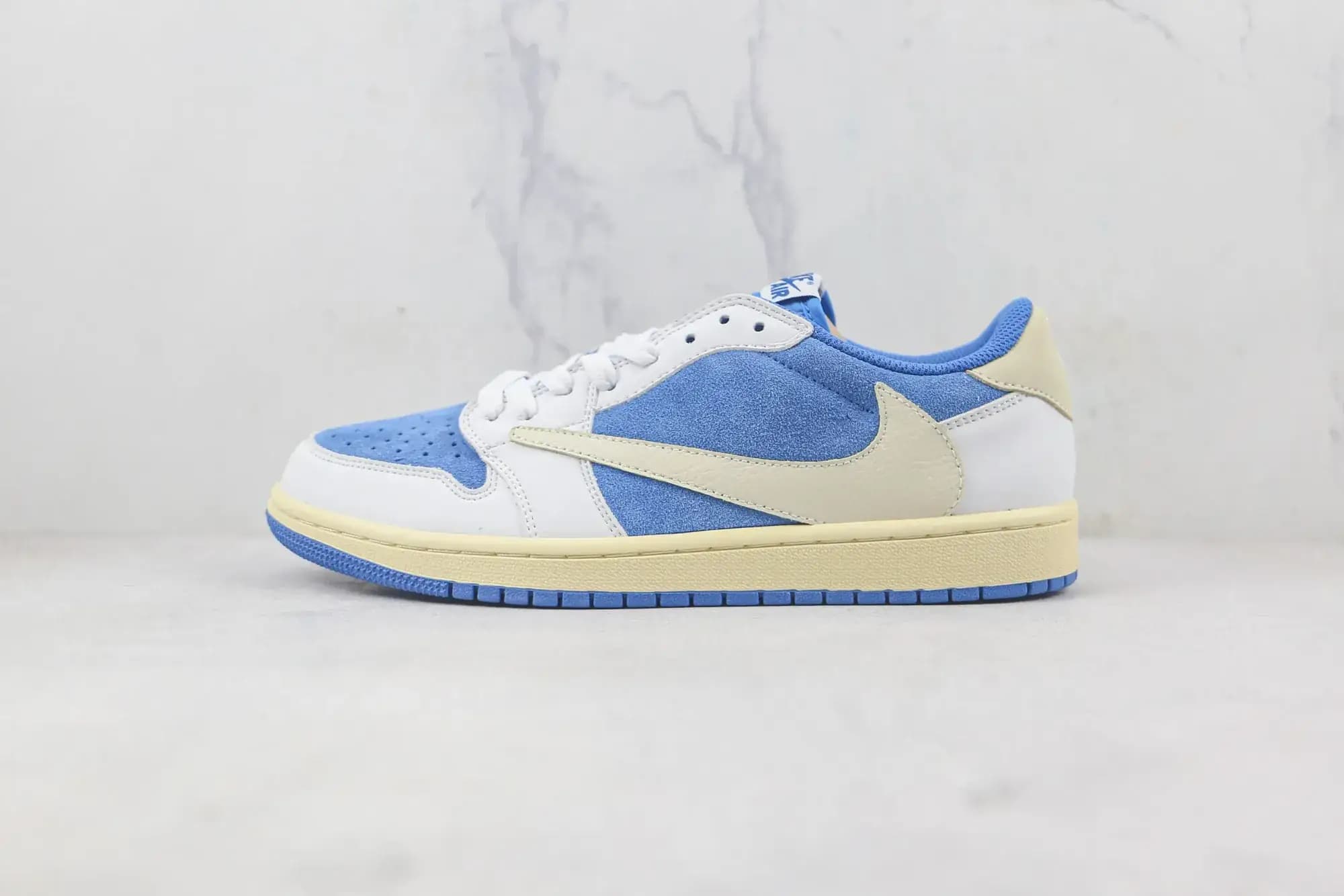 Jordan Nike Air Jordan 1 Retro Low OG SP — Blue Travis Scott