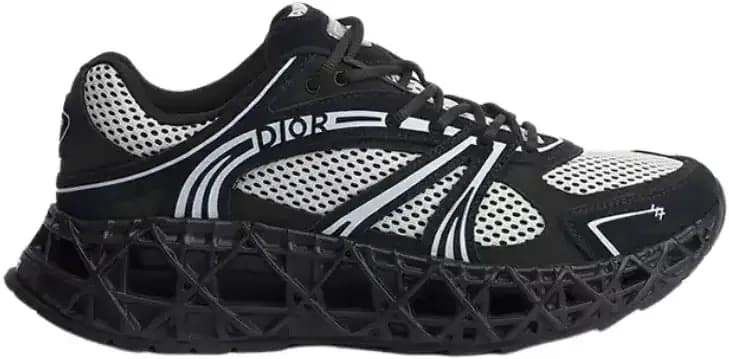 Dior B35 NXXT Sneaker — Black Calfskin