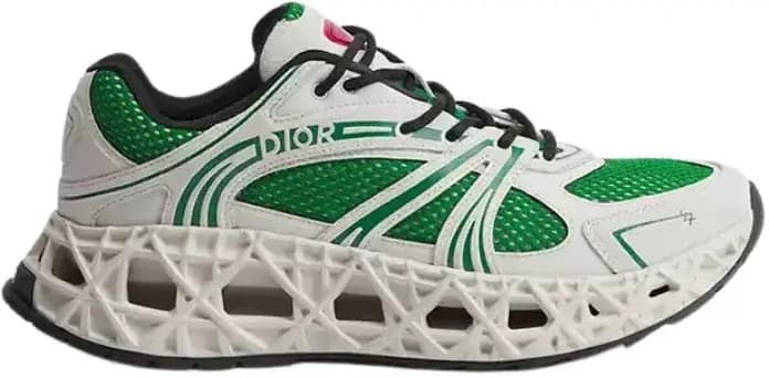 Dior B35 NXXT Sneaker — Green Suede Calfskin