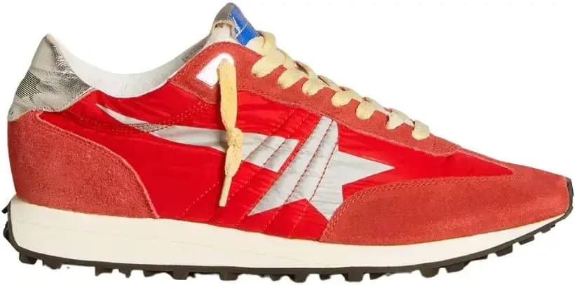Golden Goose Marathon — Red Nylon Upper