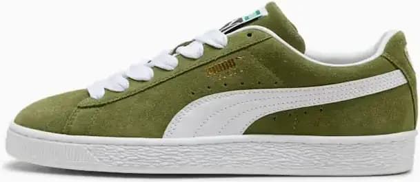 Puma Suede Classic — Olive Green-PUMA White