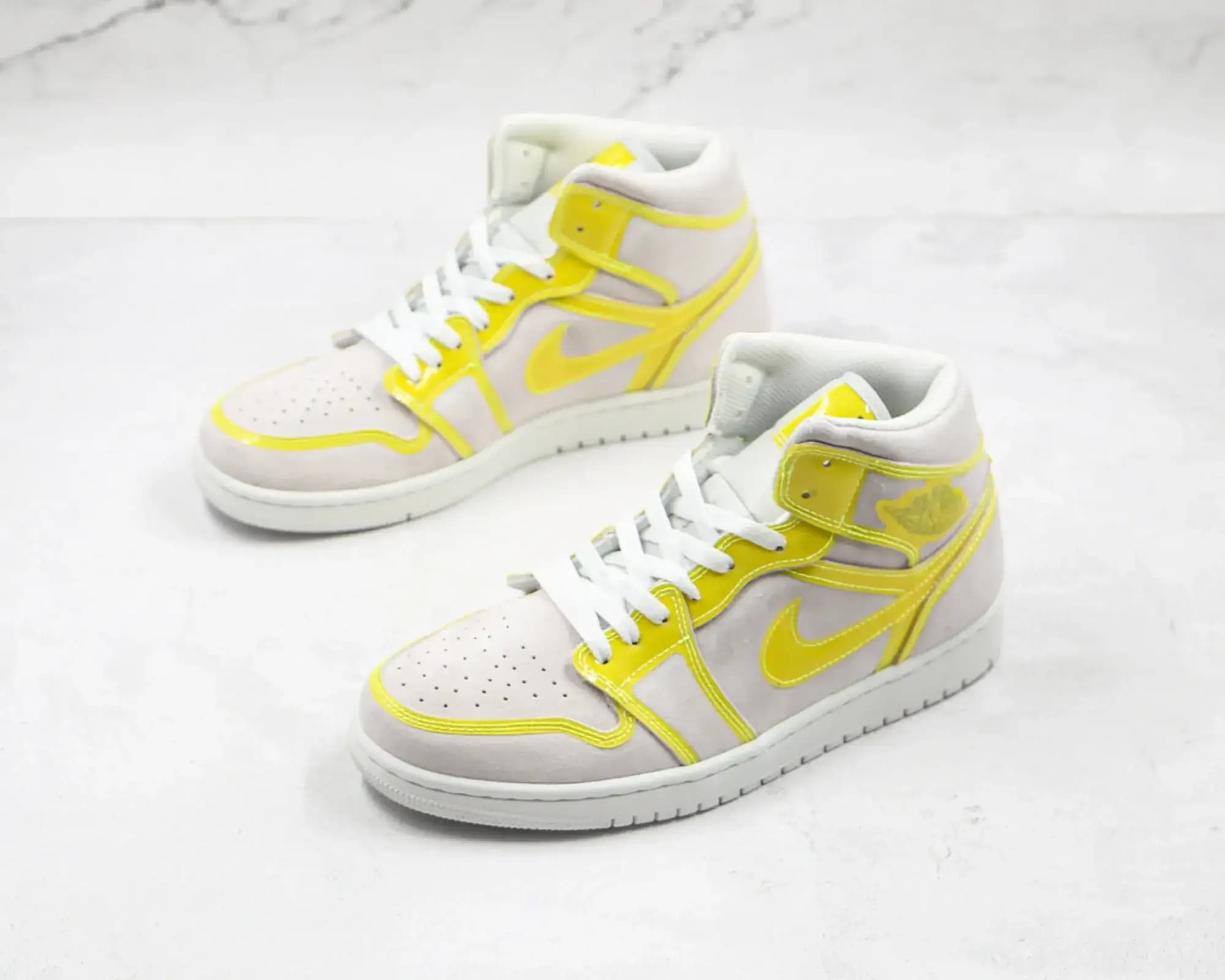 Jordan NIKE Air Jordan aj1 Mid LX Opti — Yellow