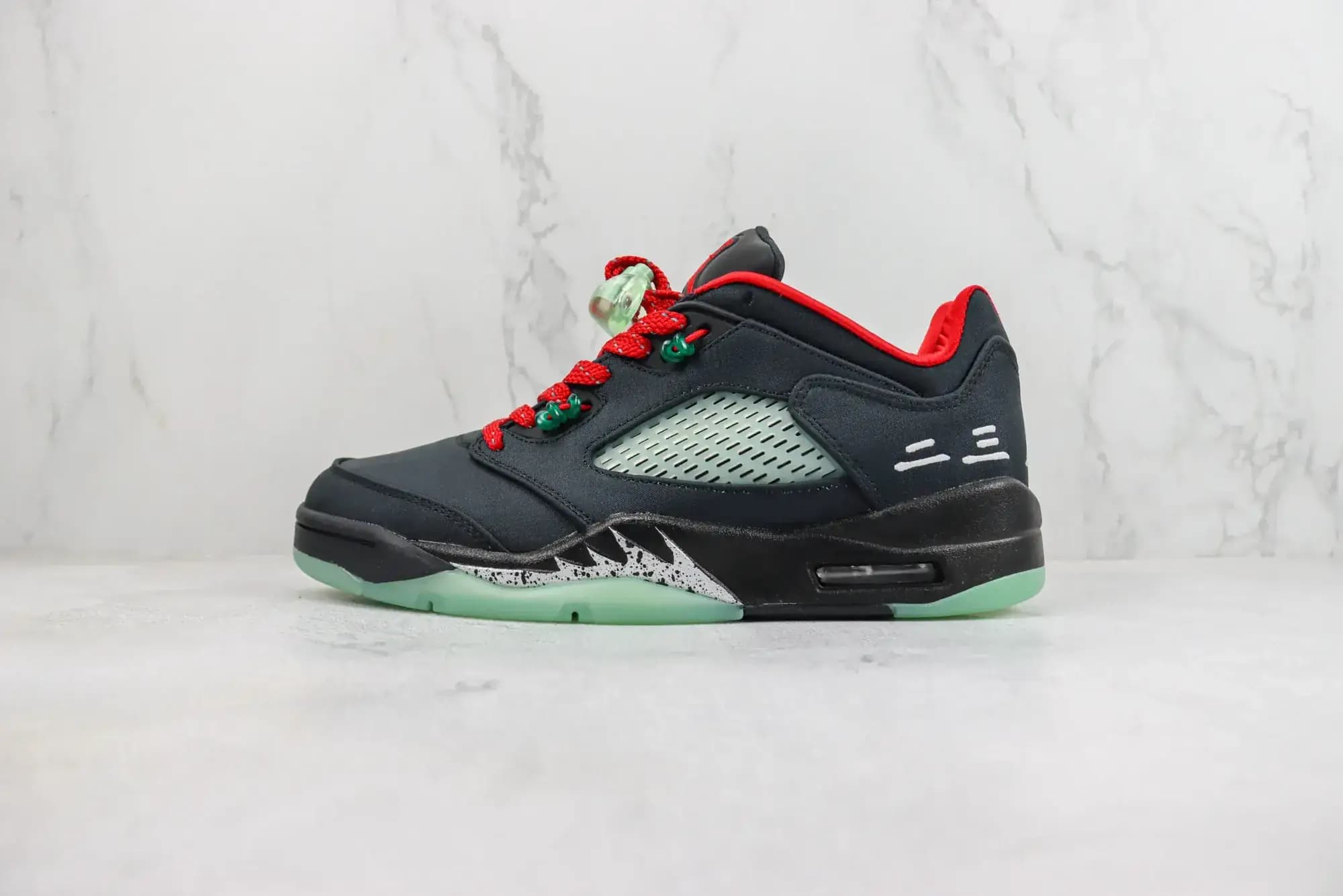 Jordan Air Jordan 5 Low x CLOT Jade — Black