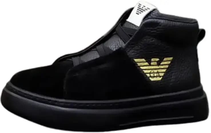 Armani EA7 Emporio Giorgio Armani — ICE Altura Unisex High Top Trainer Black