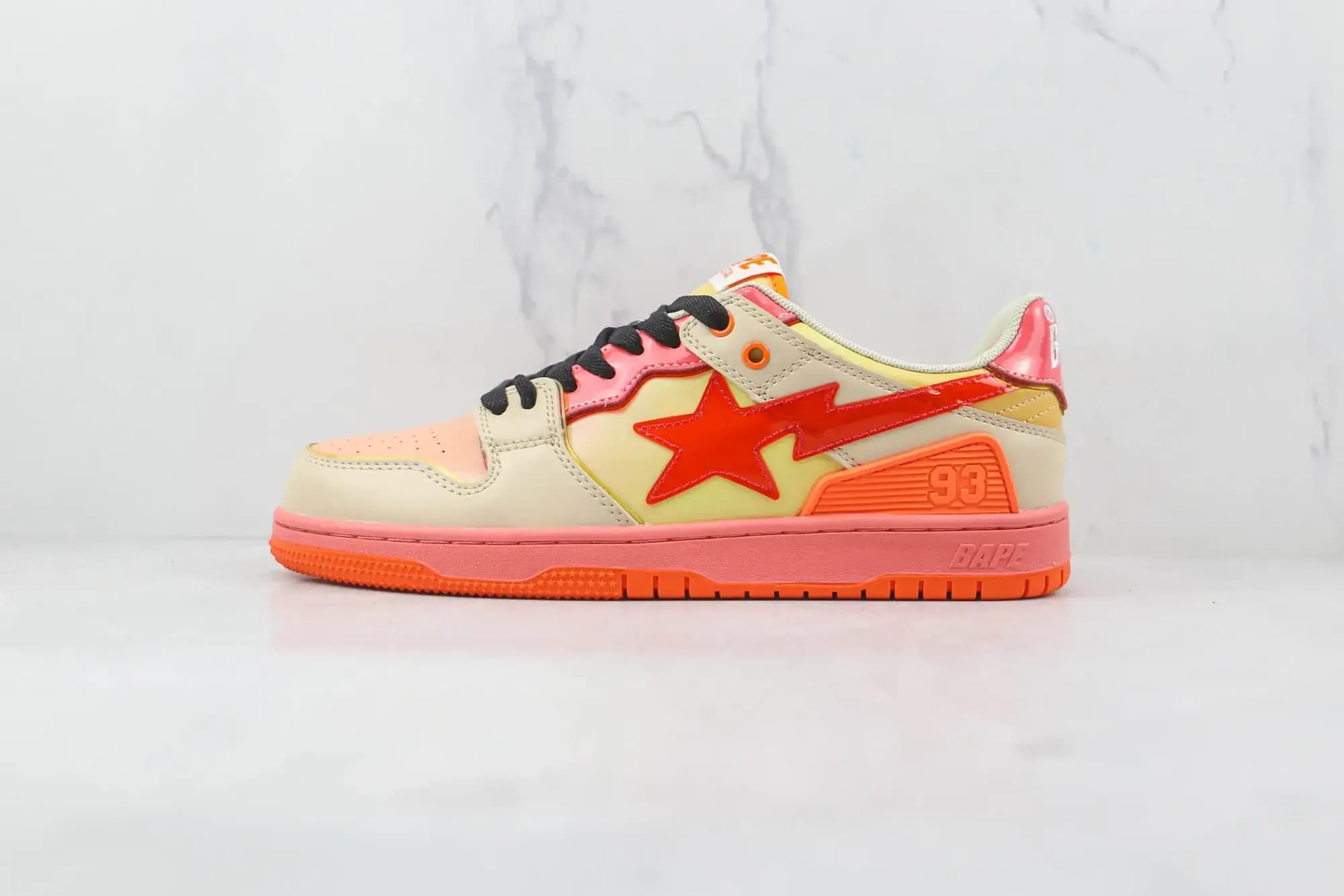 BAPE Sk8 Sta — Orange Red