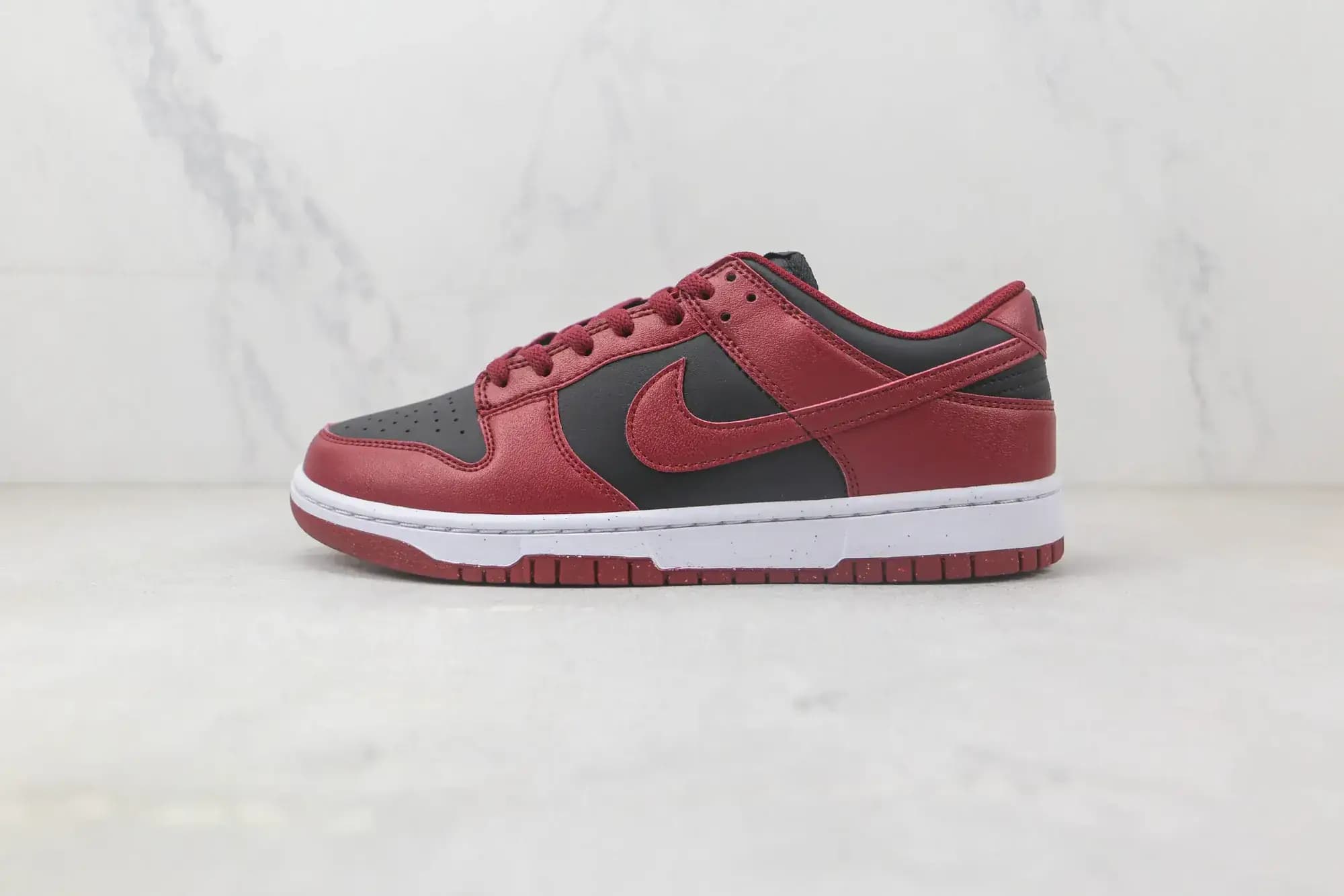 Nike Dunk Low Next Nature Dark — Red Black