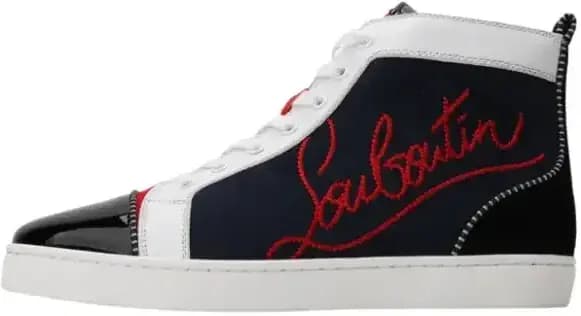 Christian Louboutin Flat High-Top Sneakers