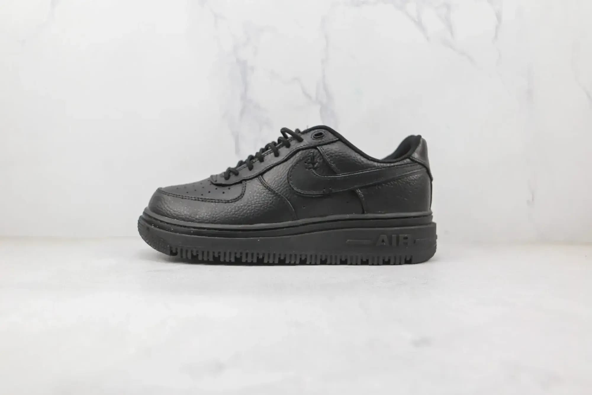 Nike Air Force 1 Low Luxe — Black Shoes
