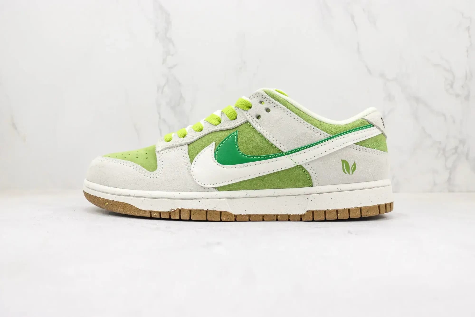 Nike Dunk Low SE 85 Double Swoosh — Green Grey