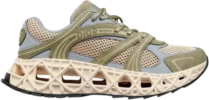 Dior B35 NXXT Sneaker — Green Suede
