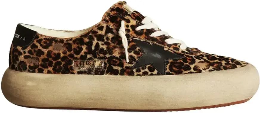 Golden Goose Space-Star Leopard Print