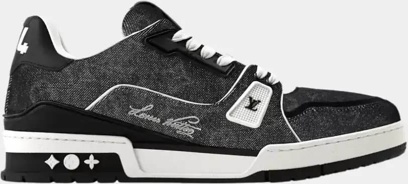 Louis Vuitton LV Drop 300 Sneaker Monogram Denim — Black