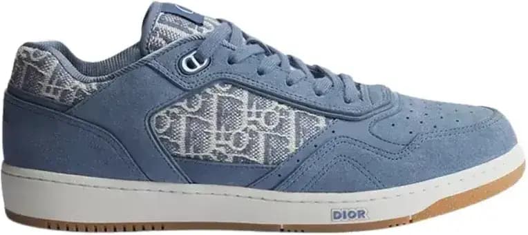 Dior B27 Uptown Low Top Sneaker Light — Blue Suede