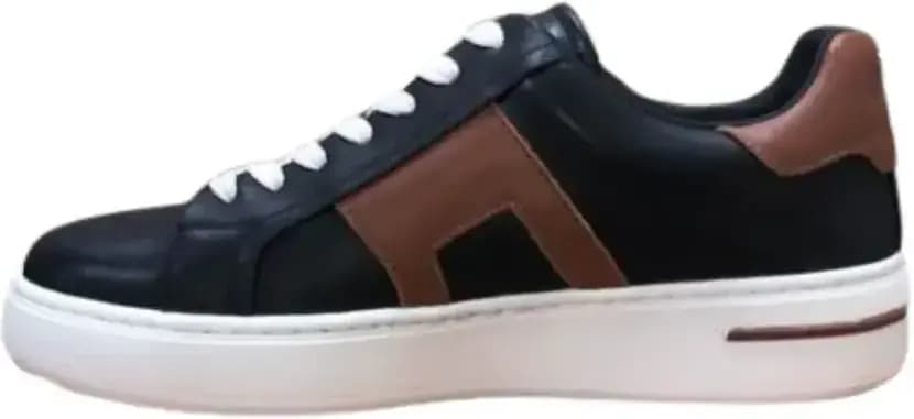 Loro Piana Sneakers Leather — Black And Brown