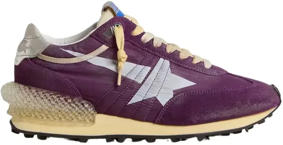 Golden Goose Marathon — Purple Nylon Upper White Star
