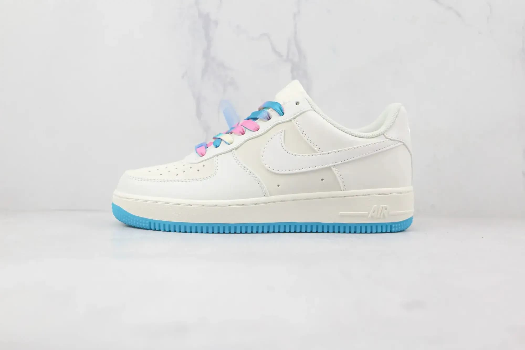 Nike Air Force 1 07 Low — White and blue thermal induction