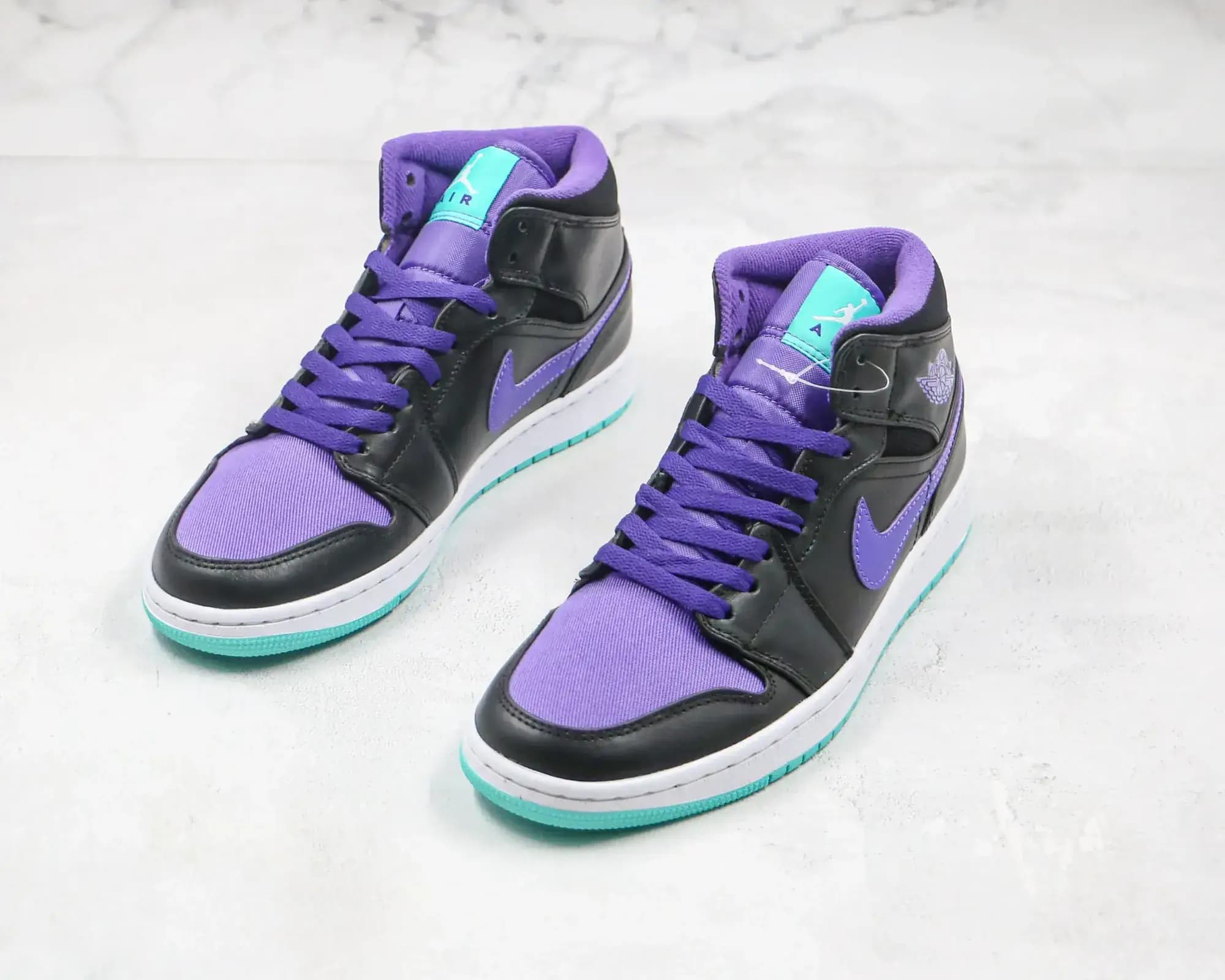 Jordan NIKE Air jordan 1 Mid — Black Purple
