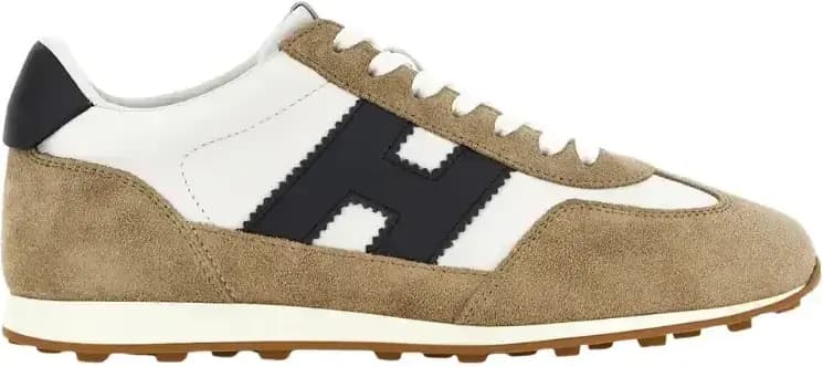 Hogan Athletic — Beige White Black