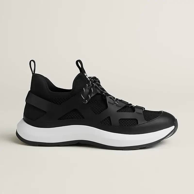Hermès Black — White Katana Sneakers