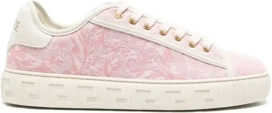 Versace Barocco Greca Sneakers — Pink