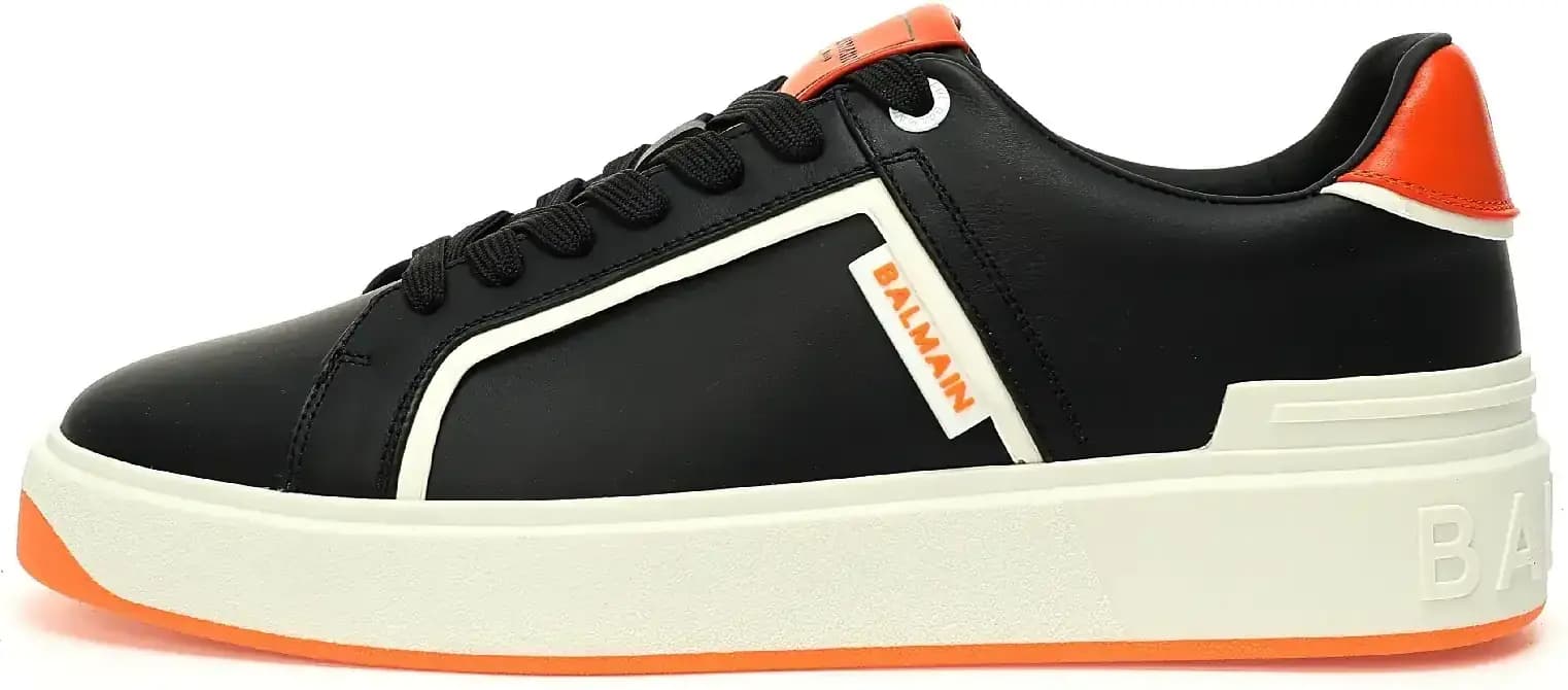 Balmain B-Court Kai — Green Premium Sneakers Black