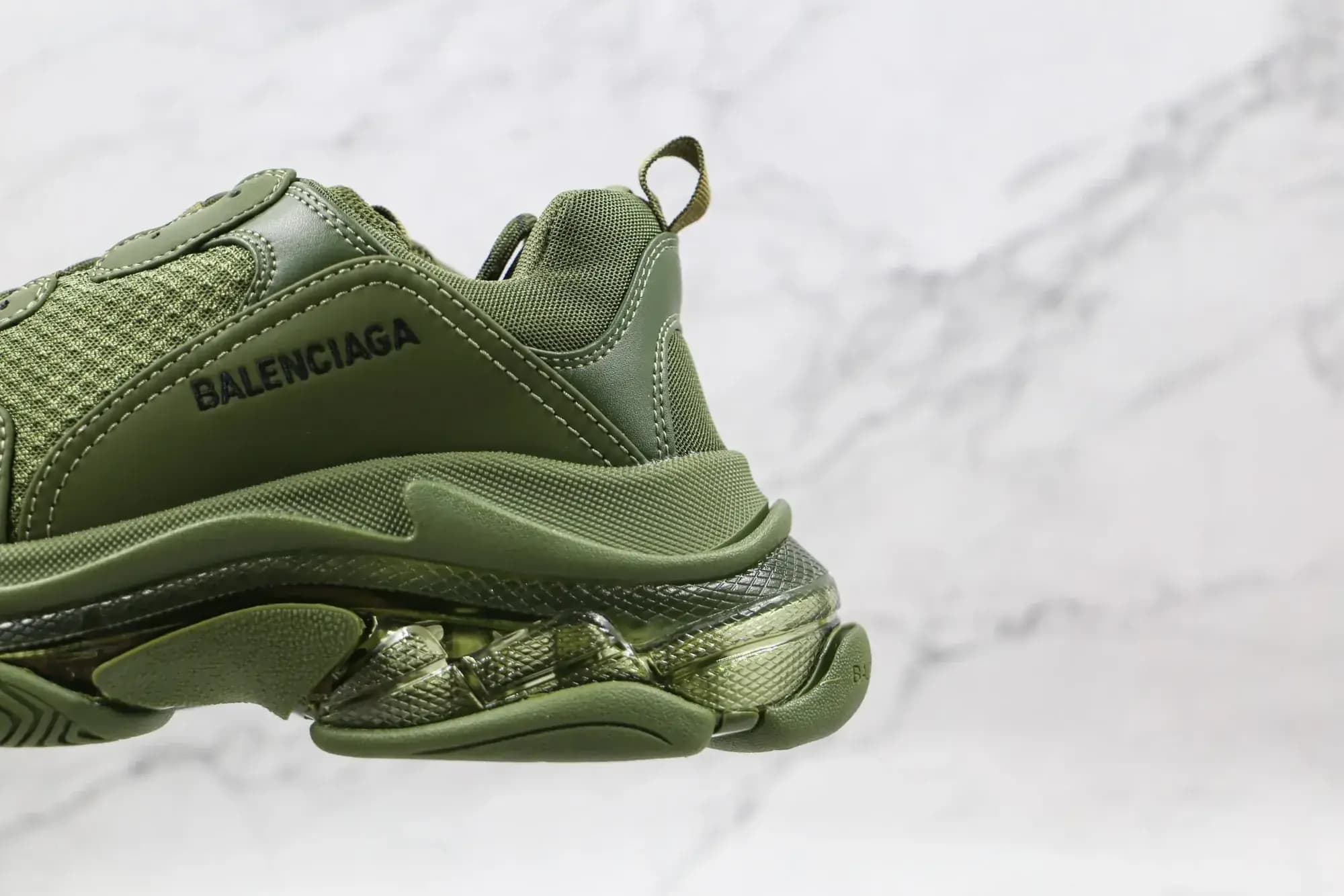 Balenciaga Triple S Military — green