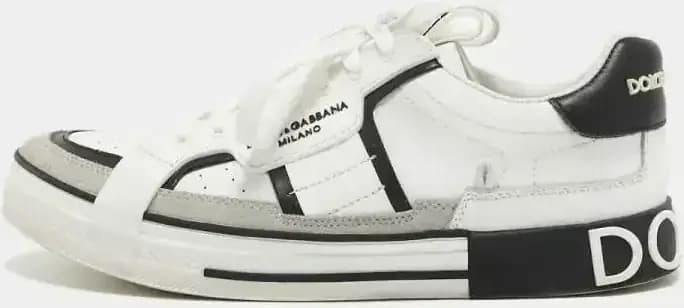 Dolce & Gabbana Custom 2.zero Sneakers — Black White