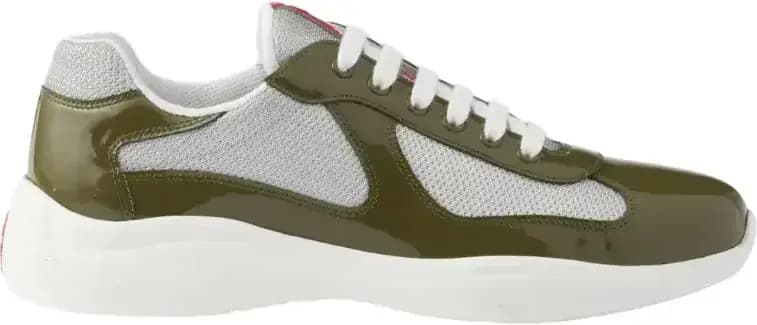 Prada America s Cup Sneakers Loden — Green Patent
