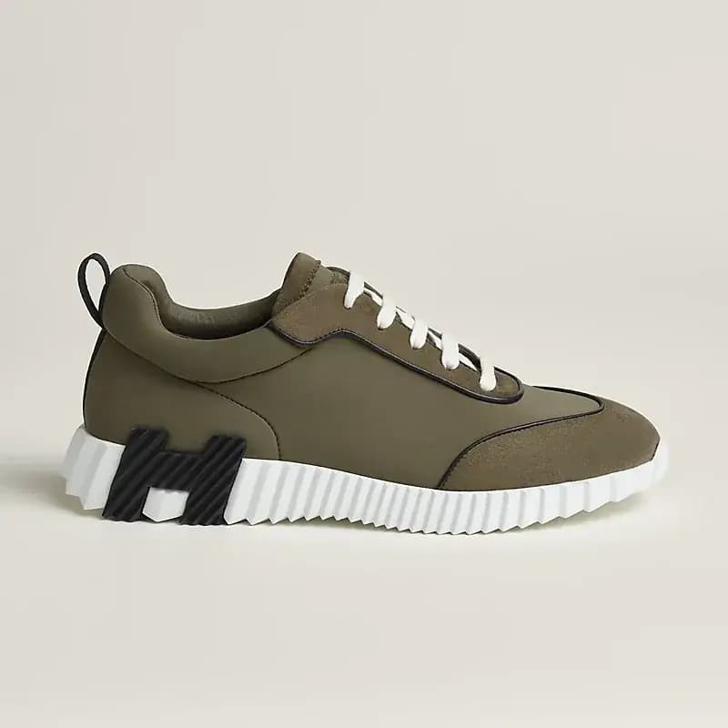 Hermès Bouncing Sneaker Tundra — Green Black