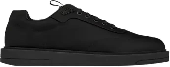 Saint Laurent Ysl Altman Sneakers Satin — Black
