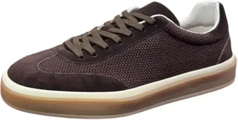 Loro Piana Tennis Walk Sneakers Burnt — Brown